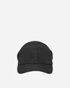 C.p. Company Black Plain Paper Touch Logo Cap In Black
