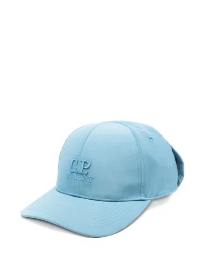 C.p. Company Chrome-r Goggle Cap In Blue