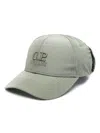C.p. Company Chrome-r Goggle Cap In Green