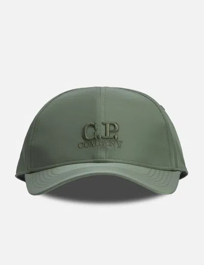 C.p. Company Chrome-r Goggle Cap In Green