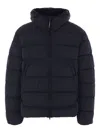 C.p. Company Men Chrome-r Hooded Down Jacket In Black