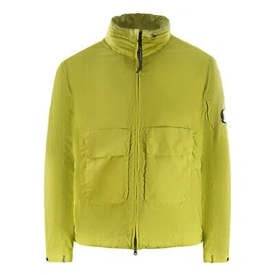 Pre-owned C.p. Company Chrome-r Hooded Golden Palm Jacket In Yellow