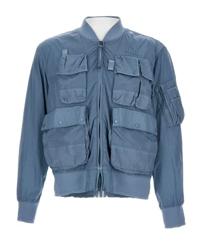 C.p. Company Chrome-r Jacket In Blue