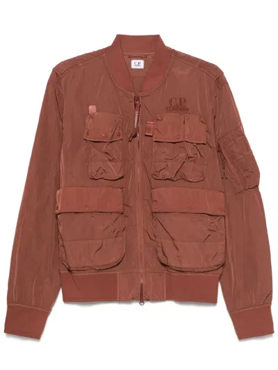 C.p. Company Chrome-r Jacket In Brown