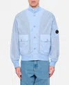 C.p. Company Giubbotto C. P. Company In Nylon Riciclato In Blue