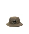Shop C.p. Company Chrome-r Lens Bucket Hat In Green