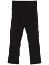 C.p. Company Chrome-r Cargo Lens Trousers In Black