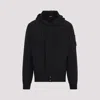C.p. Company Chrome-r Lens Hooded Jacket In Black