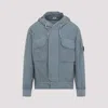 C.p. Company Chrome-r Lens Hooded Jacket In Stormy Weather