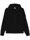C.p. Company C.p.company Shell R Double Pocket Goggle Jacket In Black
