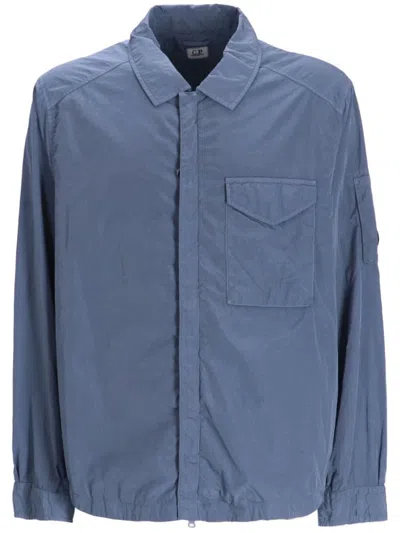 C.p. Company Chrome-r Lens Shirt In Blue