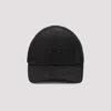 C.p. Company Black Plain Paper Touch Logo Cap In Black