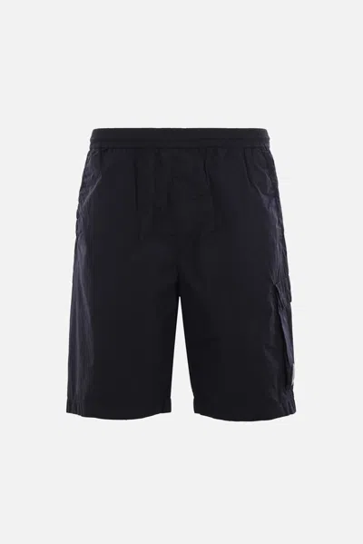 C.p. Company Chrome-r Nylon Shorts In Blue