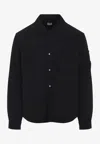 C.p. Company Lightweight Polyamide Jacket With Tailored Fit In Black