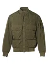 C.p. Company Chrome-r Pocket Bomber Jacket In Green