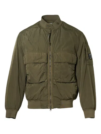 C.p. Company Chrome-r Pocket Bomber Jacket In Green
