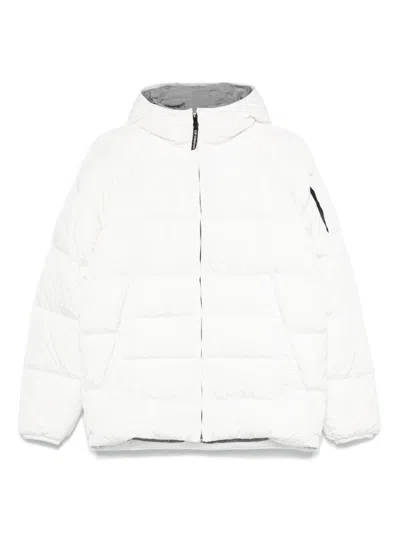 C.p. Company Kids' Chrome-r Puffer Jacket In 白色