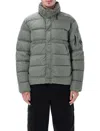 C.p. Company Chrome-r Recycled Down Jacket In Gray