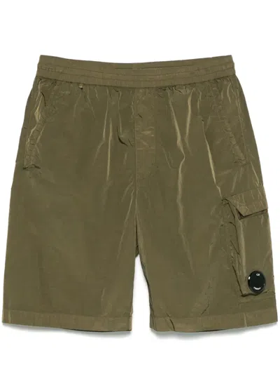 C.p. Company Chrome-r Shorts In Green
