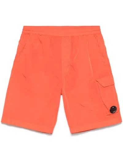 C.p. Company Chrome-r Shorts In Orange