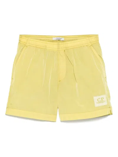 C.p. Company Kids' Chrome-r Swim Shorts In Green