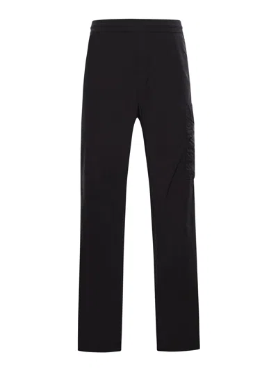 C.p. Company Chrome-r Trousers In Technical Fabric In Black