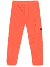 C.p. Company Adjustable Waist Cargo Pants In Orange
