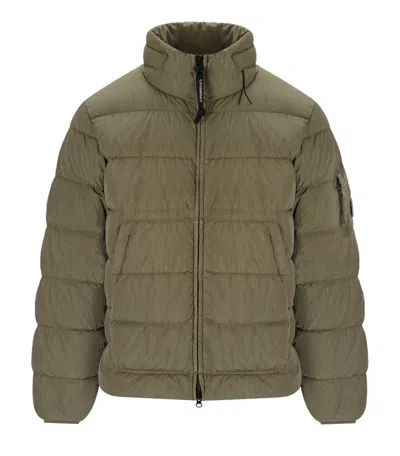 C.p. Company Chrome-r Walnut Down Jacket In Beige