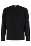 C.p. Company Cotton Crewneck Sweatshirt In Black