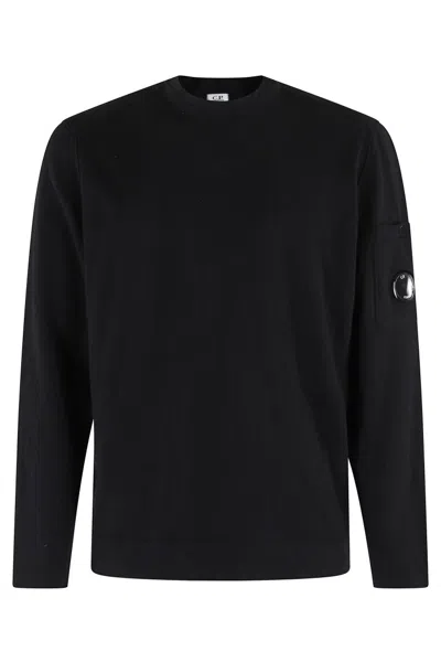 C.P. COMPANY C.P. COMPANY CLASSIC BLACK KNIT TOP