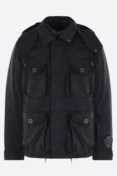 C.p. Company Coats In Black