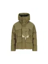 C.p. Company Long Sleeve Cotton Coat In Green