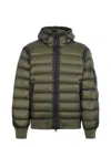 C.p. Company C.p.company Hooded Jacket With Lens Detail In Green