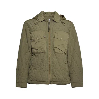 C.p. Company Coats In Green
