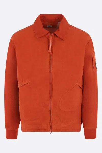 C.p. Company Ba-tic Bomber Jacket In Harvest Pumpkin