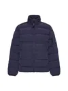 C.p. Company Lens-detailed Zipped Down Jacket In Nightshade