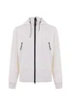 C.p. Company Lens-detail Zip-up Hooded Jacket In White