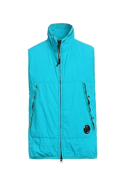 C.p. Company Coatsjackets In Blue