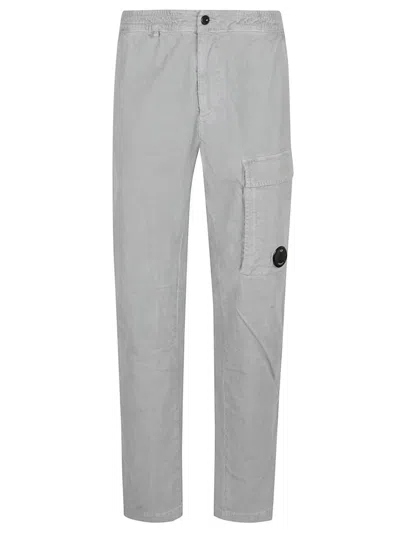 C.p. Company Comfort Fit Cargo Trousers In Gray