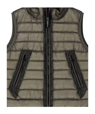 C.p. Company Comfortable Sleeveless Coat In Green