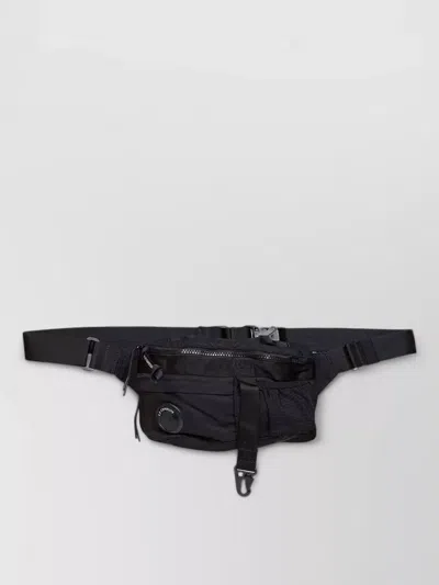C.p. Company Compact Belt Bag Adjustable Strap Clip Pocket In Black