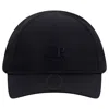 C.p. Company Cp Company Company Goggle Curved Peak Baseball Cap In Black