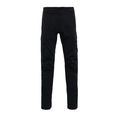 C.p. Company Contemporary Cargo Lens Pants In Black