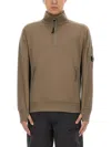 C.p. Company C.p.company Sweatshirt With Logo In Brown