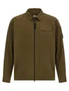 C.p. Company Contemporary Zip Closure Overshirt In Green