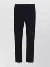 C.p. Company Stretch Corduroy Cargo Trousers In Black
