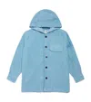 C.p. Company Corduroy Hooded Jacket In Blue