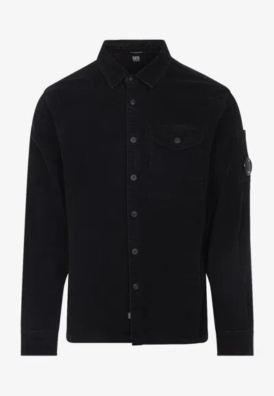 C.P. COMPANY CORDUROY LONG-SLEEVED SHIRT