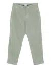 C.p. Company Corduroy Loose Chino Trousers In Green