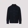 C.p. Company C.p.company Corduroy Shirt Jacket With Pocket In Blue
